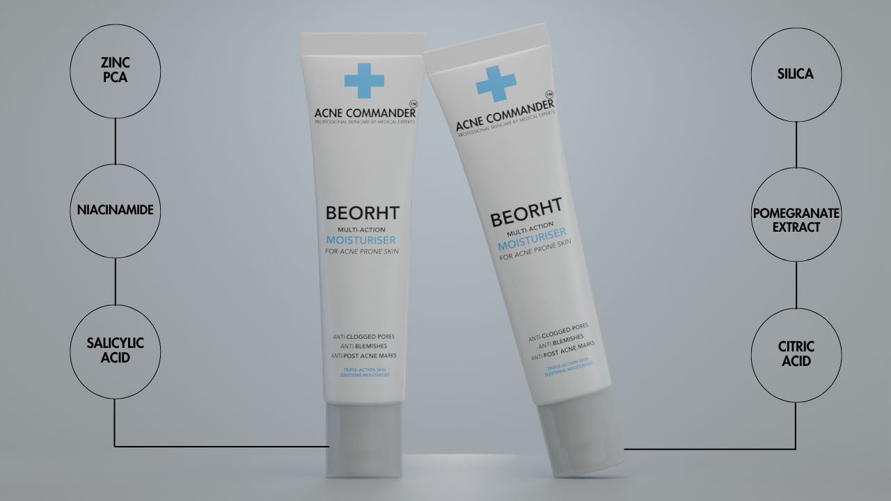 Beorht Moisturiser For Acne Prone Skin