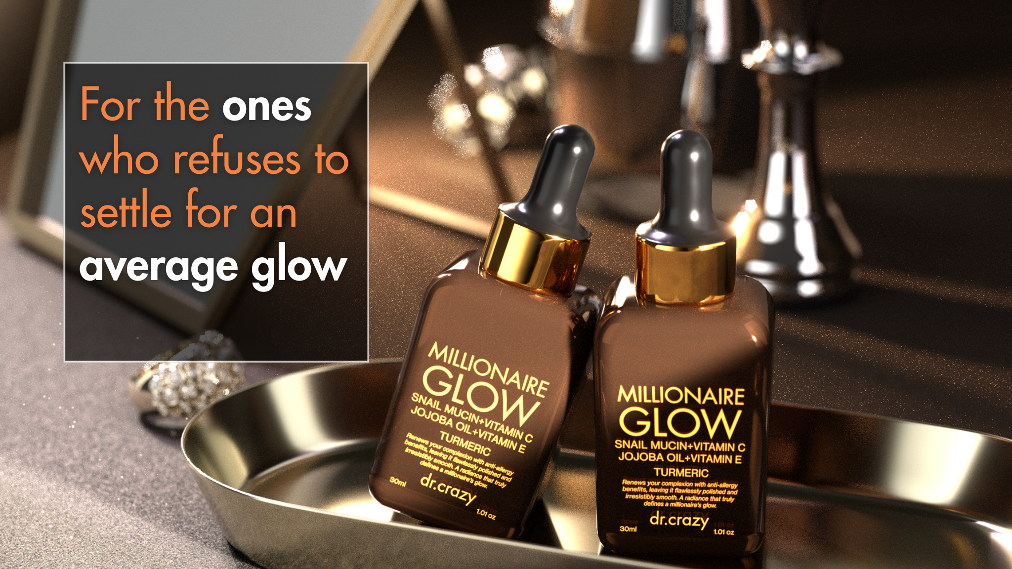 Millionaire Glow Serum by Dr Crazy Beauty