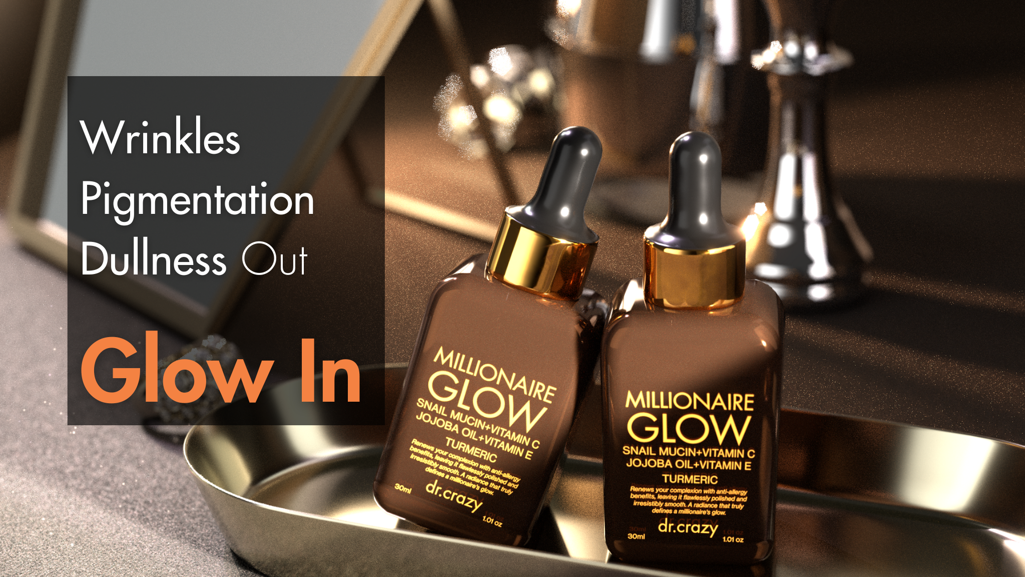 Millionaire Glow Serum by Dr. Crazy Beauty