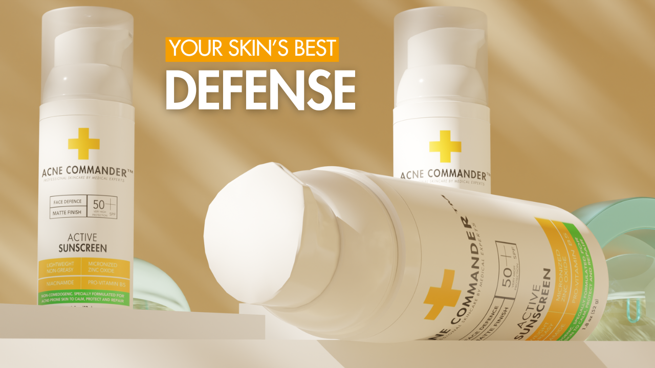Best Mineral Sunscreen for Acne-Prone Skin: Why Acne Commander's Broad ...