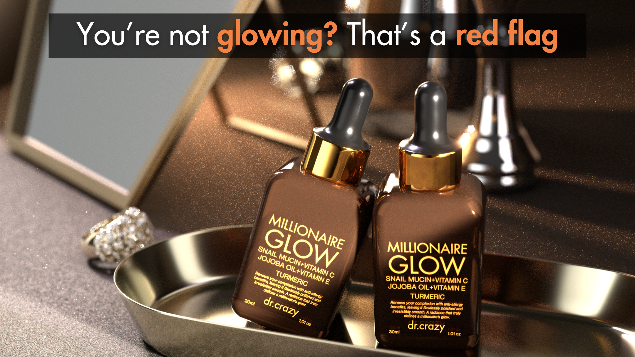 Millionaire Glow Serum by Dr. Crazy Beauty