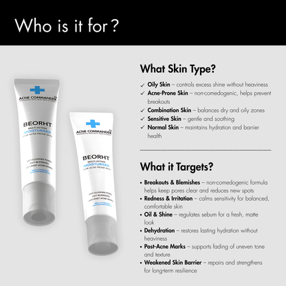 Beorht Moisturiser For Acne Prone Skin
