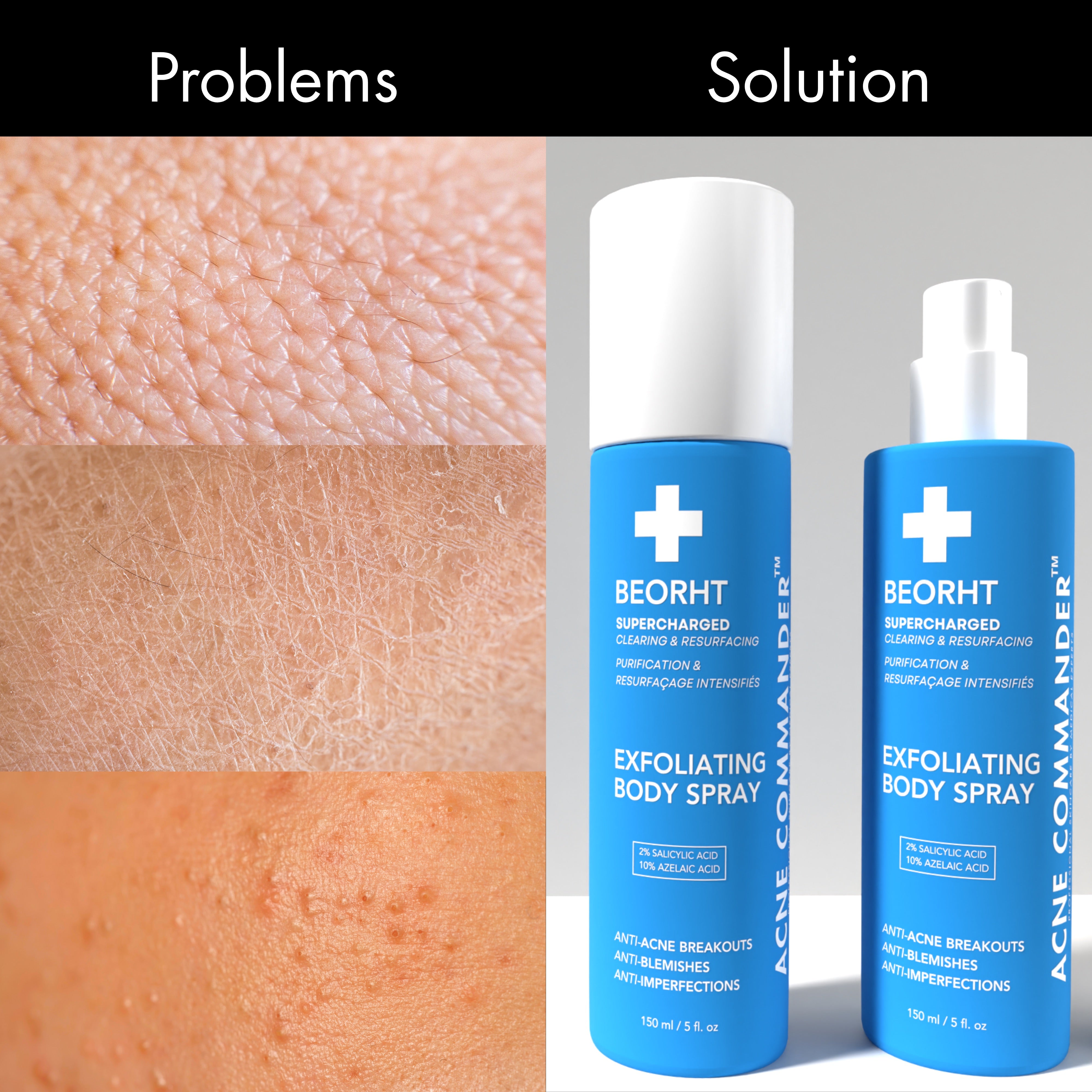 Beorht Exfoliating Body Spray