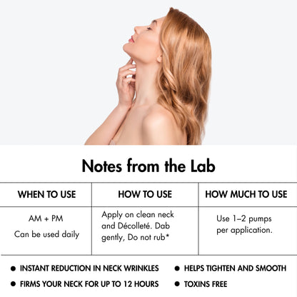 Instant Firming and Anti-Wrinkle Neck & Décolleté Serum